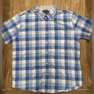 Tommy Hilfiger 100% Cotton ShortSleeve ButtonDown. Size L. *Excellent Condition*